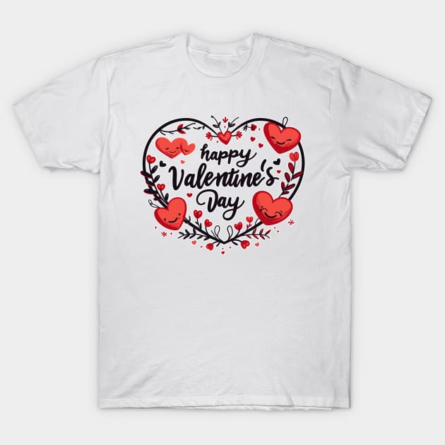 a valentine's day heart celebration T-Shirt by MK3